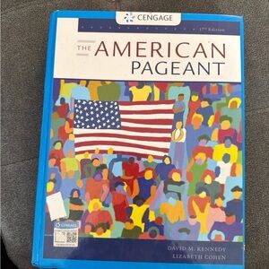 The American Pageant Book 17th edition. Like new IBN: 978-1-3376-1622-5